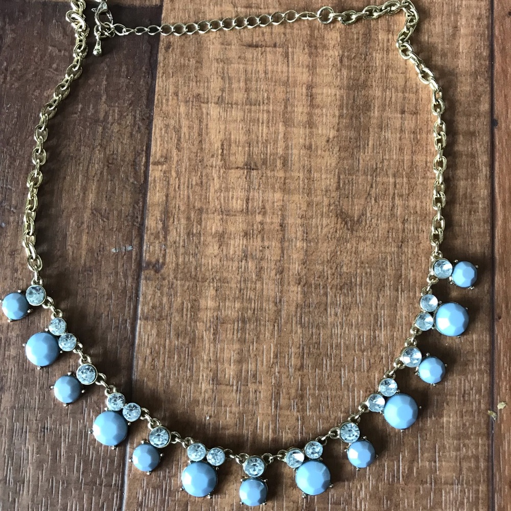 Gold and Blue Necklace
